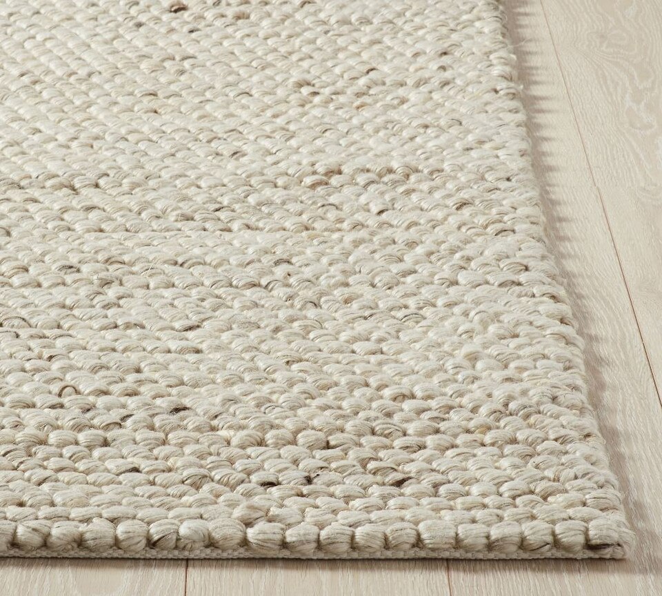 Zane EcoFriendly Handwoven Textured Rug Pottery Barn Australia